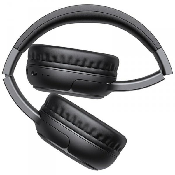 USAMS Słuchawki Bluetooth 5.3 nauszneYun Series czarny/black TDLYEJYX01 (USAMS-YG23)