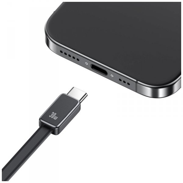 Ładowarka sieciowa USAMS Xiang Series    CC296 30W 1xUSB-C 1xUSB-A + kabel USB-C czarny