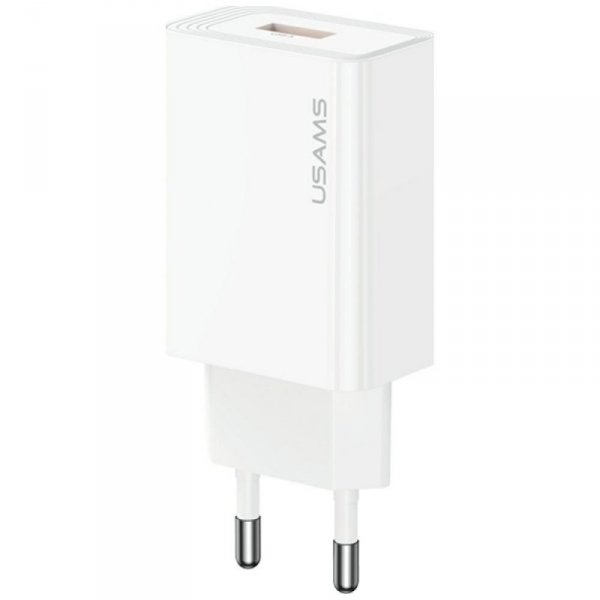 Ładowarka sieciowa USAMS T69 10.5W 2.1A  USB-A biały