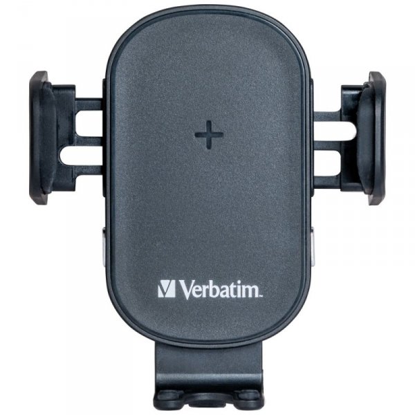 Uchwyt samochodowy z ładowarką           bezprzewodową Verbatim FWC-01 15W Qi czarny 49552