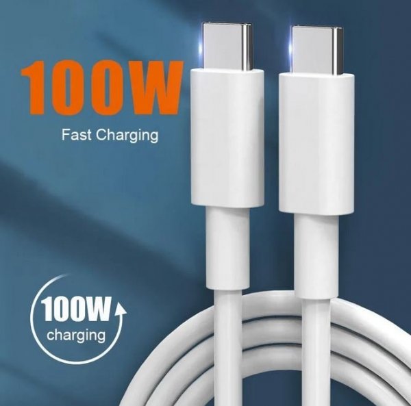 Kabel USB-C 200cm do zasilaczy Apple do 100W Macbook Air Pro