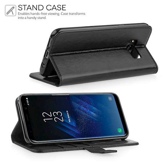 Caseflex Etui Futerał Wallet Case Samsung Galaxy S8 PLUS S8+ (czarny)