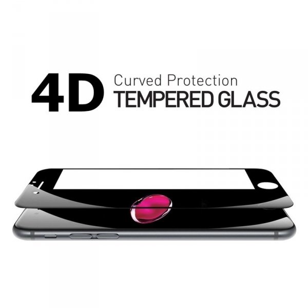 HardGlass MAX 5D - Szkło Hartowane na cały ekran do Apple iPhone 6 PLUS 6S PLUS (5,5&quot;) kolor biały