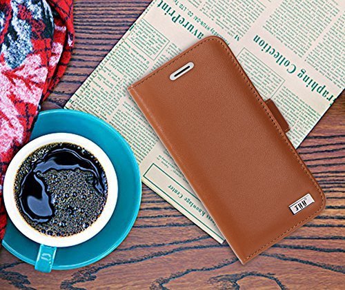 FYY Etui book case wallet - iPhone X/XS (brązowy)