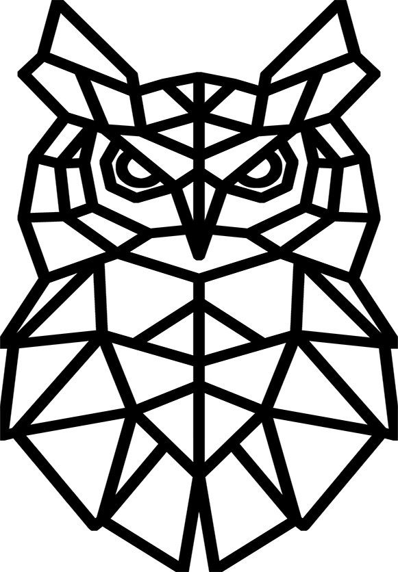 Sowa - dekoracja ścienna