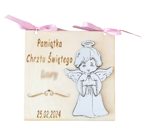 Anielski stróż - pamiątki chrztu