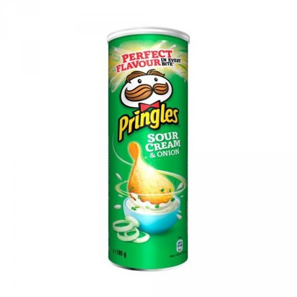 Pringles Chipsy CREAM&amp;ONION 165g