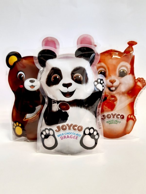 Draże z mlecznej czekolady Joyco 150g Panda