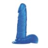 Dildo-JELLY DILDO REAL RAPTURE BLUE 6,5"