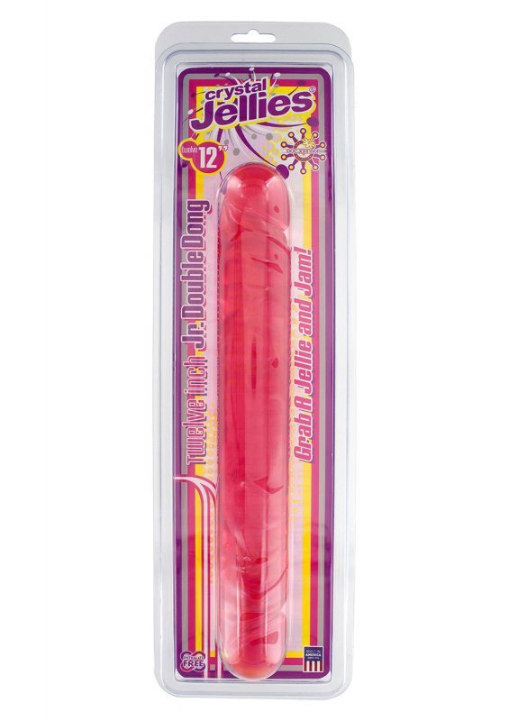 Dildo-DOUBLE DONG 12&quot;&quot;&quot;&quot;&quot;&quot;&quot;&quot; PINK JELLY