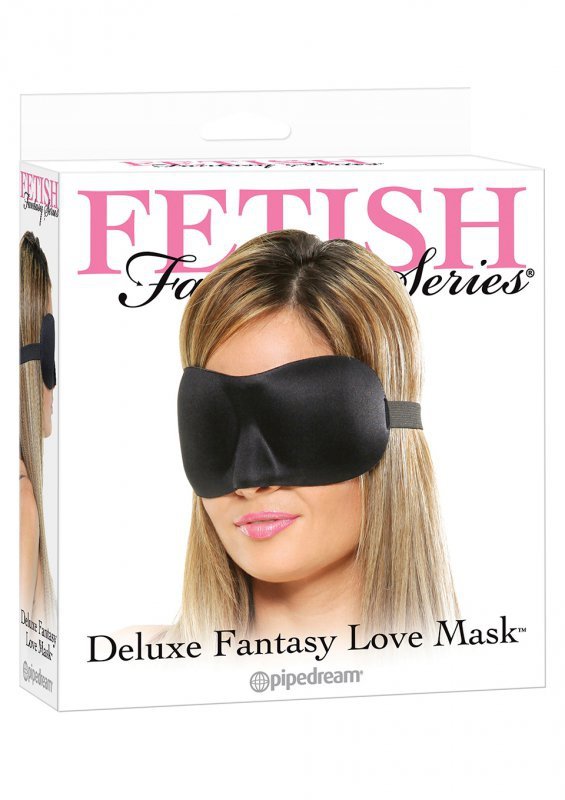 Deluxe Fantasy Love Mask Black