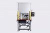 Laser-marking cabinet with automatic door and motorized axis