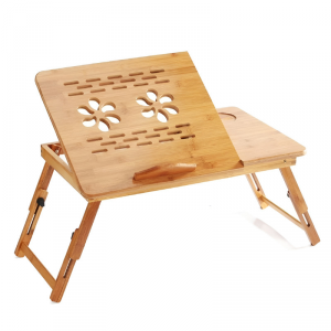 Stolik bambusowy pod laptopa