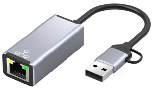 Adapter USB/TYPE C Ethernet 100Mbps