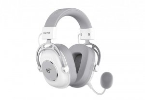 Słuchawki gamingowe Havit 2.4G H2002YG biało-szary