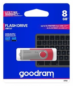 Pendrive GoodRam Twister UTS3-0080R0R11 (8GB; USB 3.0; kolor czerwony)