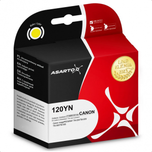 Tusz Asarto do Canon 120YN | CF2888C001AA | 130 ml | yellow
