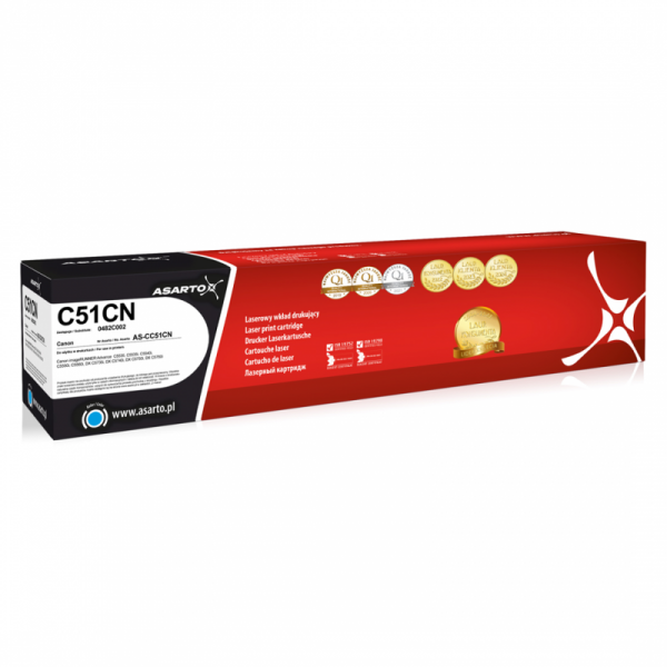 Toner Asarto do Canon C51CN | 0482C002 | 60000 str. | cyan