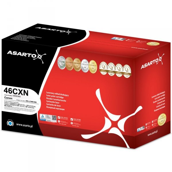 Toner Asarto do Canon 46CXN | 1253C002 | 5000 str. | cyan