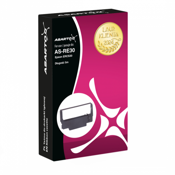 Taśma Asarto do Epson ERC30 | ERC30 |  black/red