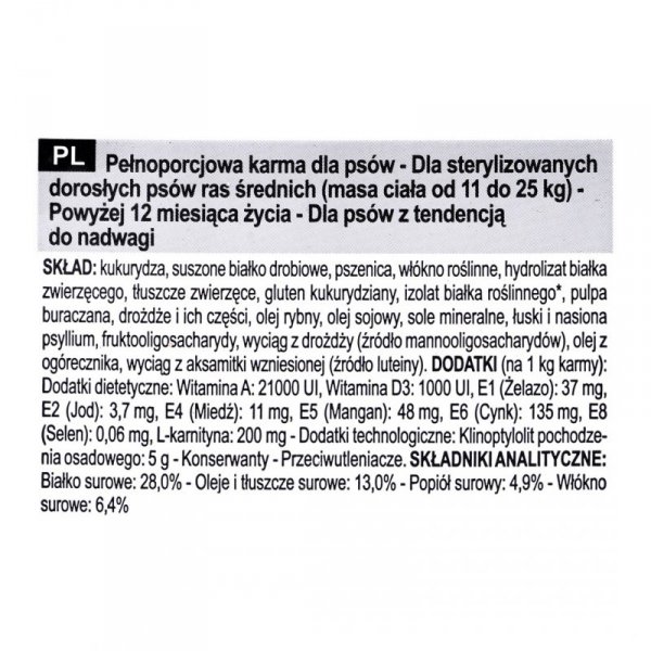 ROYAL CANIN CCN Medium Sterilised  Adult - sucha karma dla psa - 12 kg