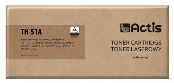 Toner ACTIS TH-51A (zamiennik HP 51A Q7551A; Standard; 6500 stron; czarny)
