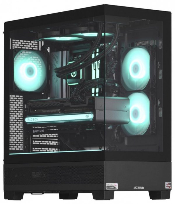 Komputer gamingowy Actina View 7800X3D 32GB 1TB RX7900XTX 1000W no OS
