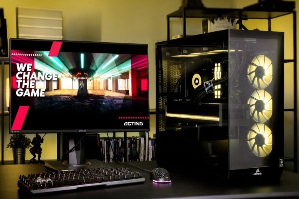 Komputer gamingowy Actina iCUE 9800X3D 32GB 2TB RTX5070Ti 850W no OS