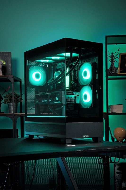 Komputer gamingowy Actina View 7800X3D 32GB 1TB RX9070XT 750W W11H