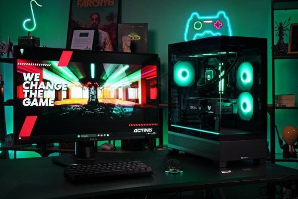 Komputer gamingowy Actina View 7800X3D 32GB 1TB RX9070XT 750W W11H