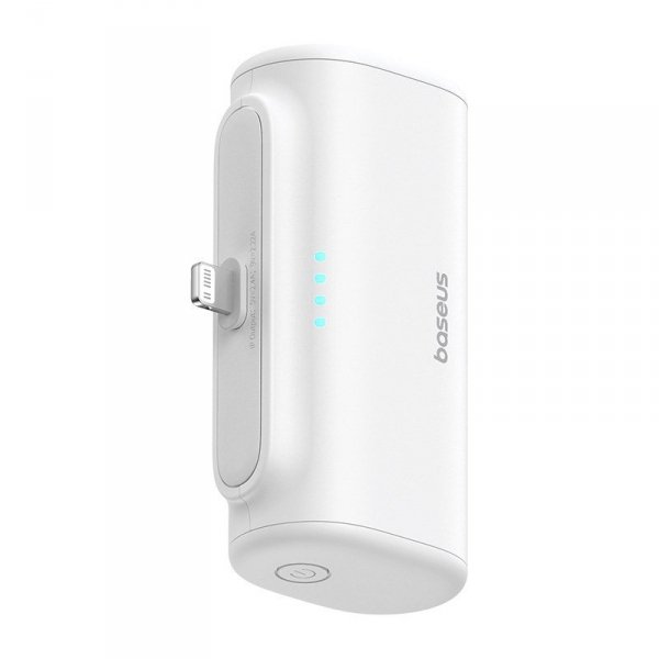 Powerbank Baseus Compact IP 5000mAh 20W USB-C/Lightning (biały)