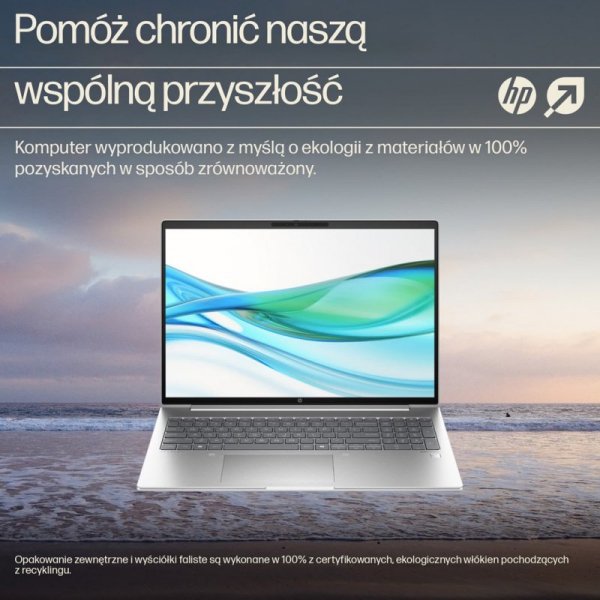 HP Probook 460 G11 Core Ultra 7 155U 16&quot;WUXGA IPS 300nits AG 16GB DDR5 SSD512 Intel Arc 56Wh W11Pro Pike Silver 3Y OnSite