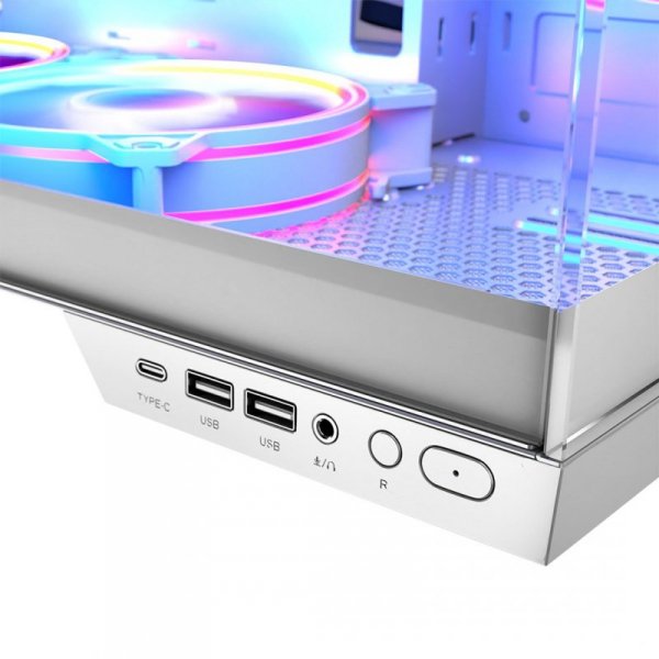 MODECOM OBUDOWA VOLCNO PANORAMA APEX ARGB 3F MIDI WHITE