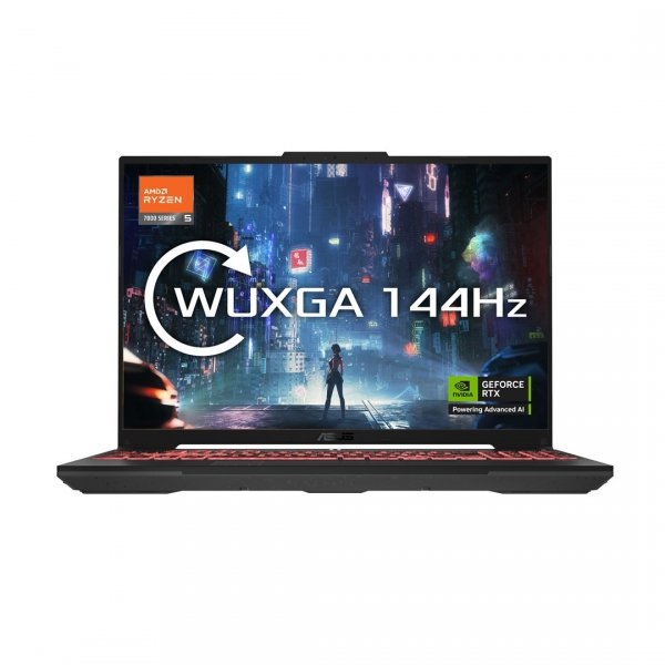 ASUS TUF Gaming A16 FA607NU-R5085W Ryzen 5 7535HS 16.0&quot; FHD+ 144Hz Value IPS-level 300nits AG 8GB DDR5 SSD512 GeForce RTX 4050 6GB LAN WLAN+BT Cam720p 56Wh Win11 Mecha Gray