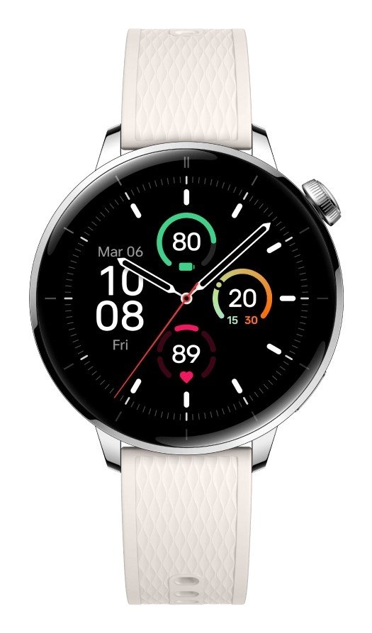 Smartwatch OnePlus Watch 3 AMOLED 43mm Srebrny