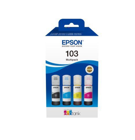 Zestaw 4x Epson Tusz CMYK C13T00S64A T103