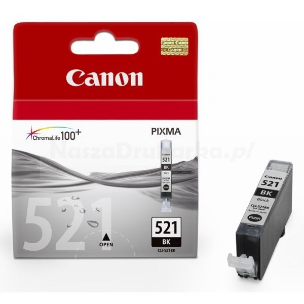 Tusz Canon CLI-521BK oryginalny foto black