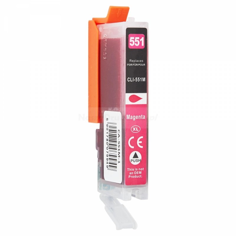 Tusz Canon CLI-551M zamiennik magenta