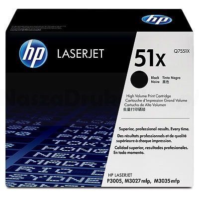 Toner HP 51X Q7551X oryginalny