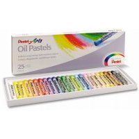 Kredki pastele olejne PENTEL 25kolorów PHN25 