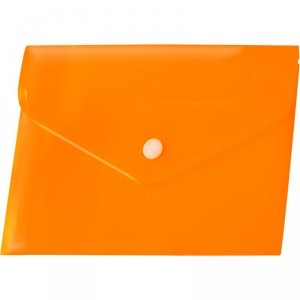 Koperta PP na zatrzask A4 pomarańczowa (12 szt.) BT611-P TETIS