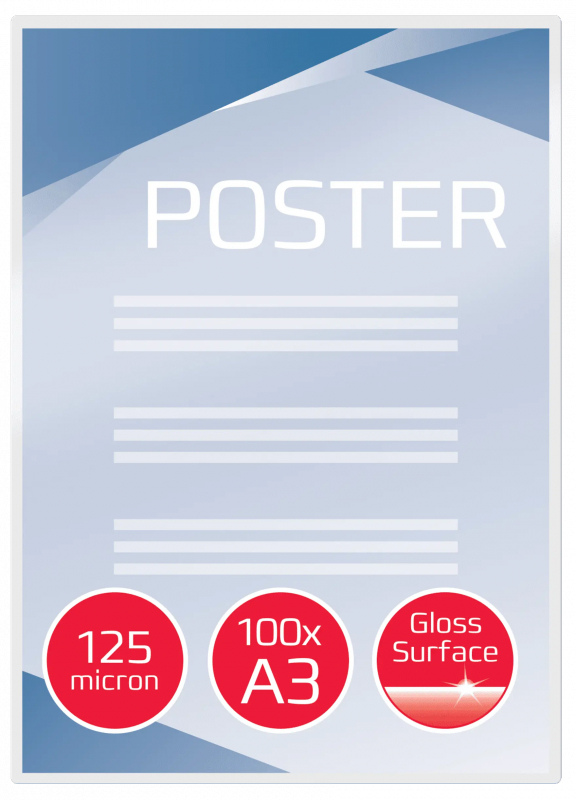 Folia do laminacji GBC Pouch A3 125Mic matt 100szt.3747235