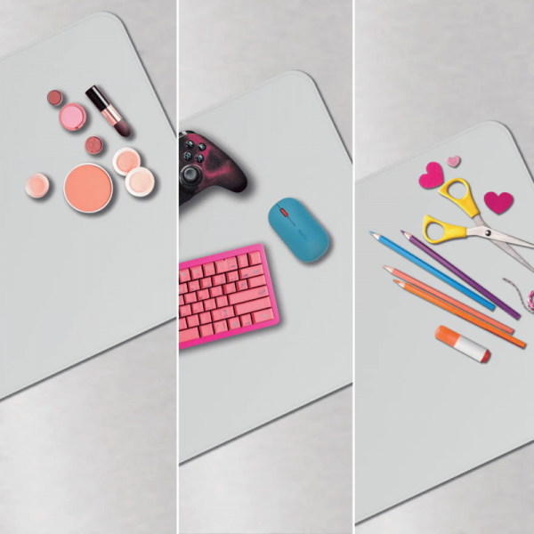 Mata na biurko 800x400mm jasnoszara 53820085 LEITZ