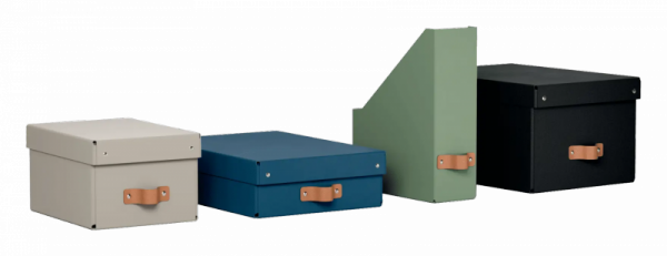 Pojemnik na dokumenty Puro z tektury w 100% z recyklingu (2szt.) czarny 24710095 LEITZ