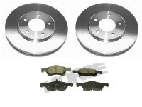 Tarcze + Klocki przednie Zestaw 142001x2+1059 z tyłu tarcze wersja europa 