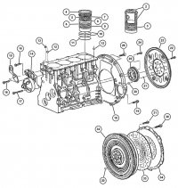 Oring tulei cylindra 5093955AA Voyager 2005 2,8 crd 