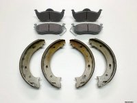 Rear Pads & Parking Brake Shoes for Jeep Commander XK 2006-2010 PBS/XK/003A 