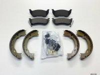 Parking Brake Shoes Fitting KIT & Pads for Jeep Cherokee KJ 2002-2007 BRK/KJ/009 