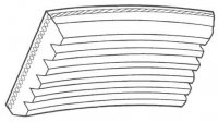 Pasek wielorowkowy 8PK2490 Jeep Grand Cherokee 3.1 TD 