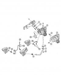 Uszczelka turbosprężarki 68031571AA Voyager 08-10 2.8 crd 